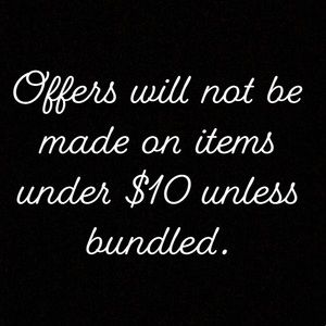 Reasonable offers are welcome.